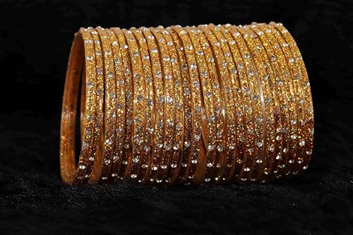 Glass Bangles Set with Diamond Stone Kanch ki Chudiyan